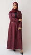 Yasmin Abaya in Burgundy