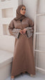 Rawan Abaya in Chocolate