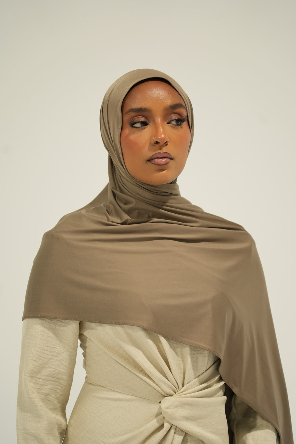 Liquid Jersey set in Mocha
