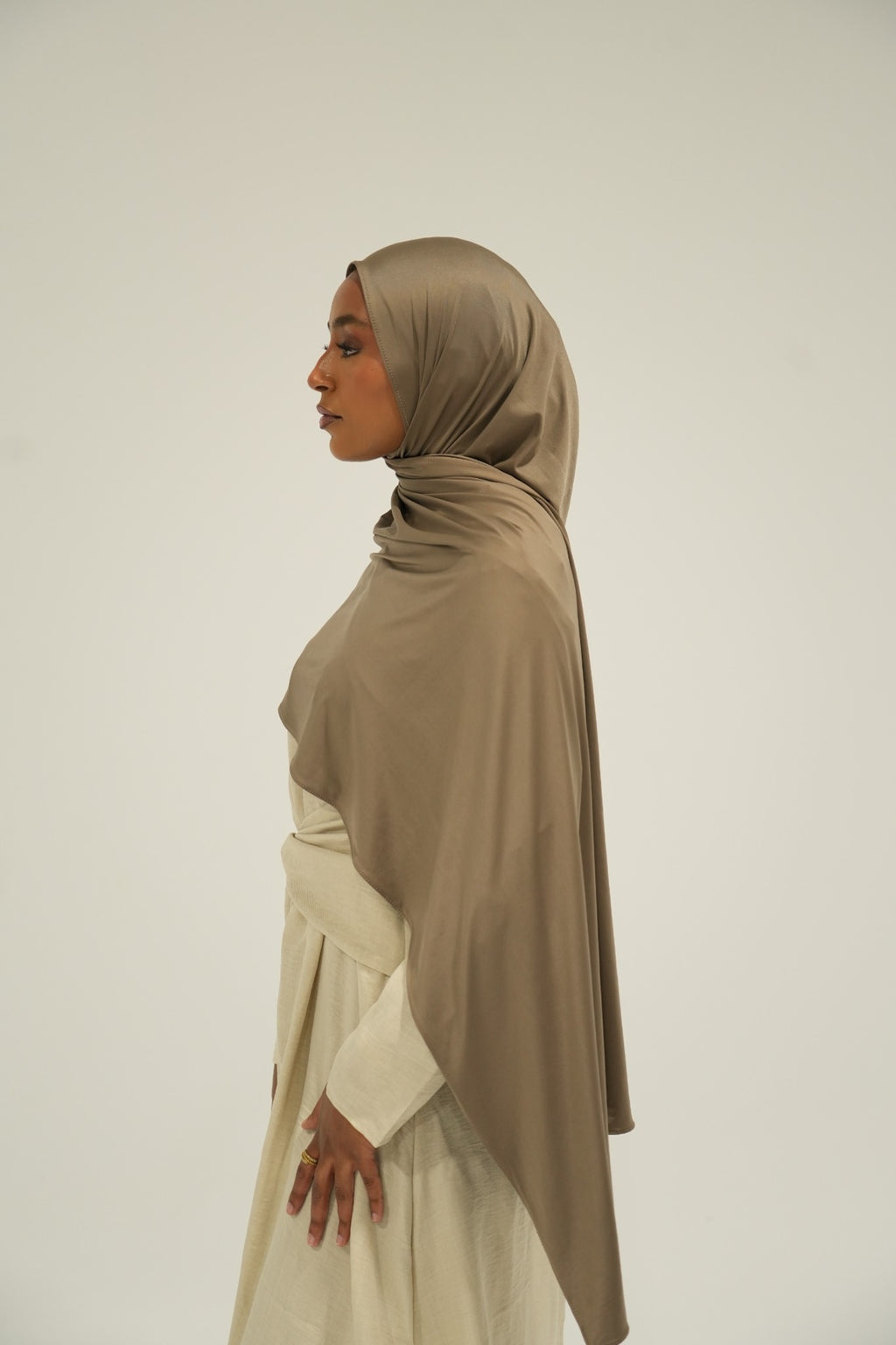 Liquid Jersey set in Mocha