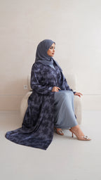 Hawraa Abaya in Navy