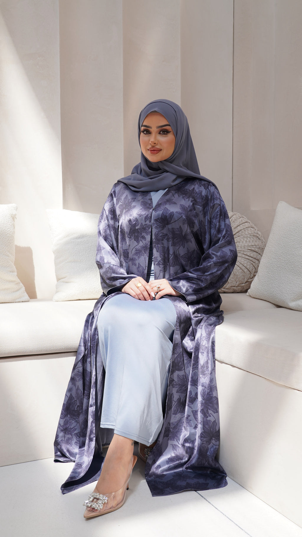 Hawraa Abaya in Navy
