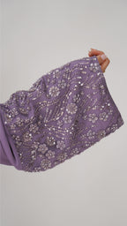 Maryam Abaya in Lilac