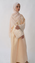 Rawan Abaya in Nude Peach