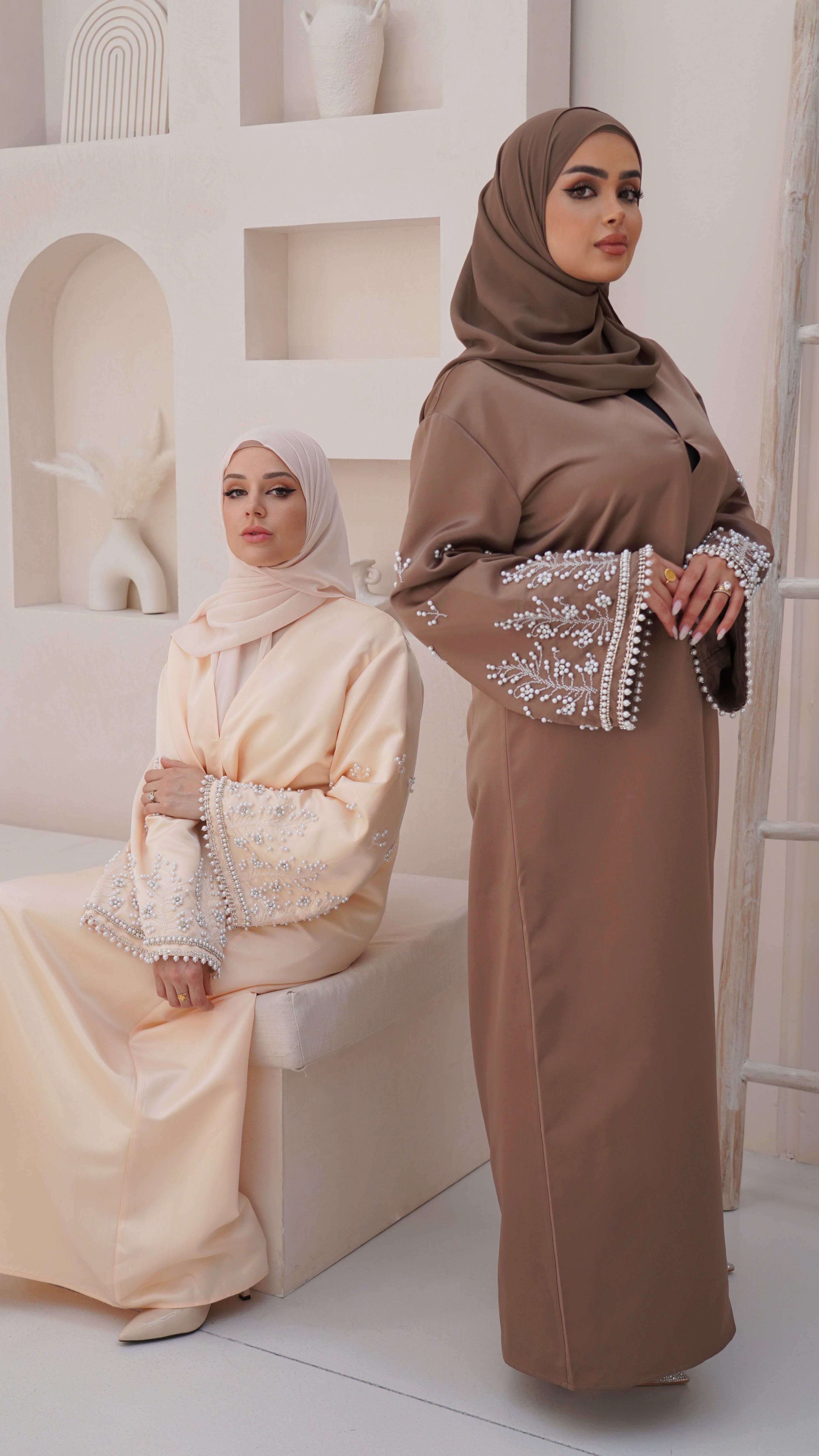 Rawan Abaya in Chocolate