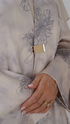 Zahraa Abaya in Nude