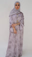 Zahraa Abaya in Silver Lilac